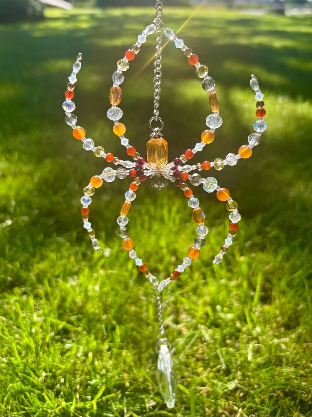 Beaded Crystal Suncatcher.